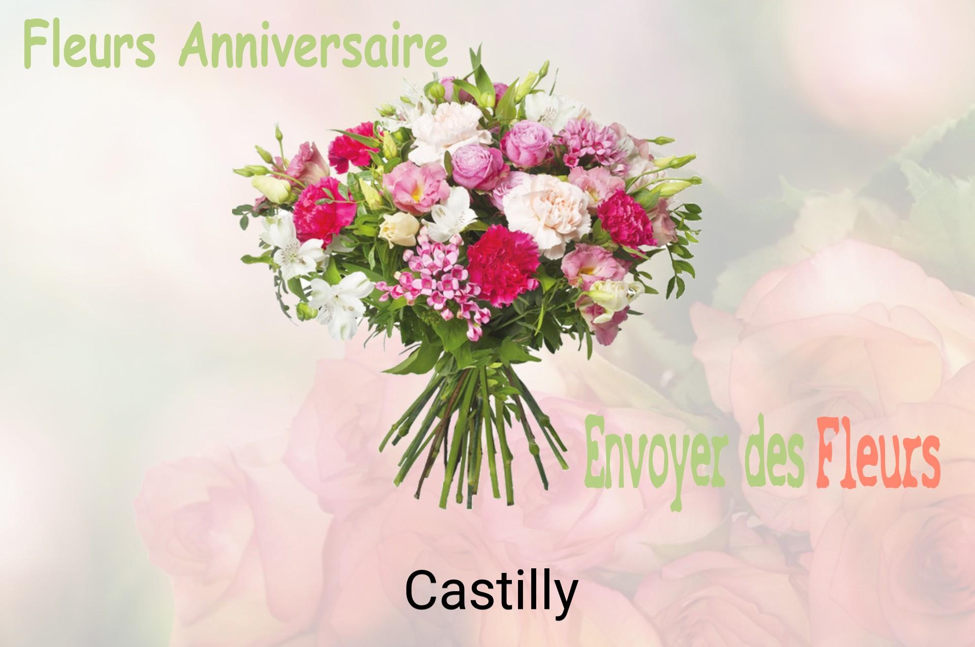 Bouquet de fleurs d’anniversaire livré à Castilly